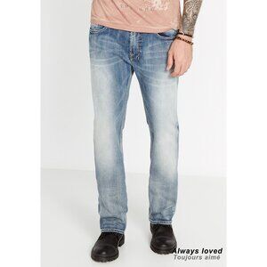 Buffalo David Bitton Men Six X Straight Jeans, Size 30/34, NWT